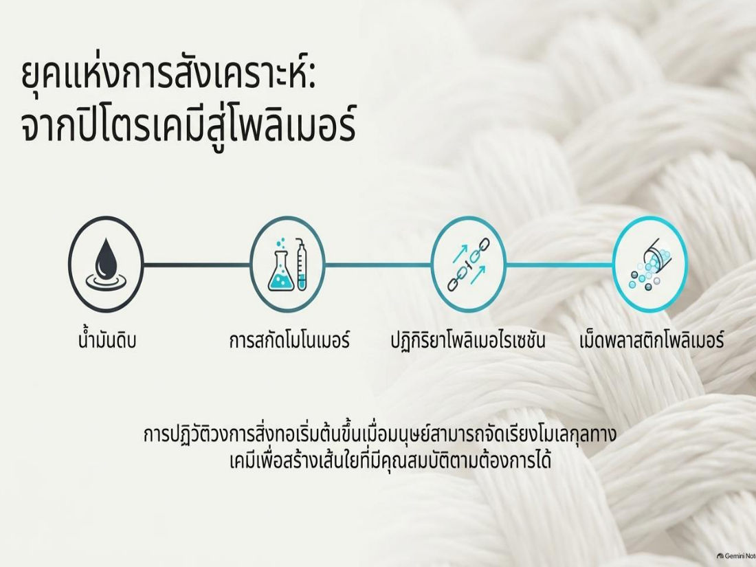 จากปิโตรเคมีสู่โพลิเมอร์